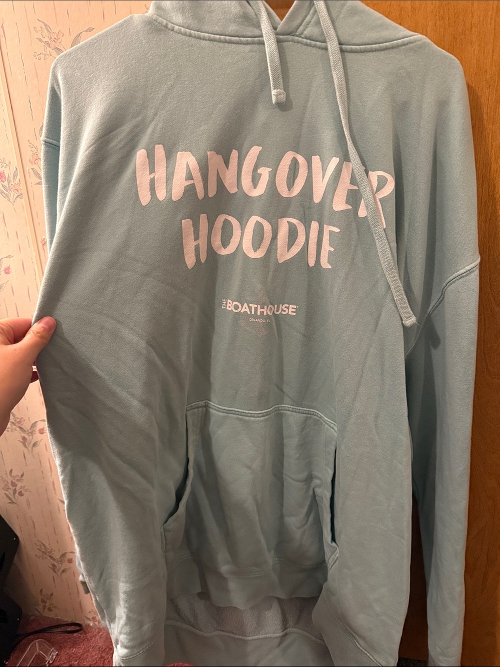Disney Light Blue "Hangover Hoodie" Pullover